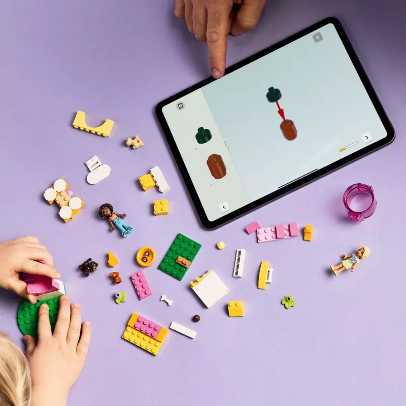 Brinquedo de construção LEGO Friends Parque de recreio para cachorros conjunto 42665, 66 peças, 2 minifiguras, idade 4+