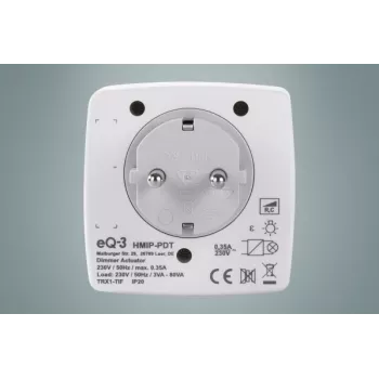 Dímer e interruptor eQ-3 AG HmIP-PDT externo branco