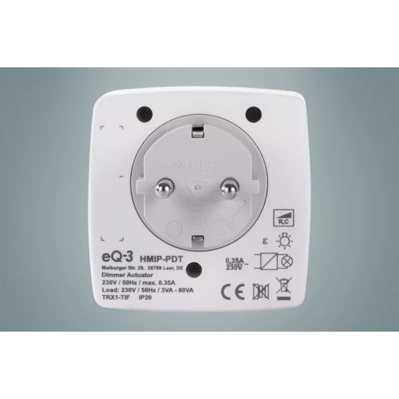 Dímer e interruptor eQ-3 AG HmIP-PDT externo branco