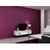 Conjunto de armários de sala Cama VIGO novo 11 branco/branco brilhante