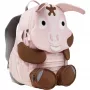 Mochila Affenzahn Big Friend Tonie Pig rosa/castanho — mochila para criança, tamanho pequeno