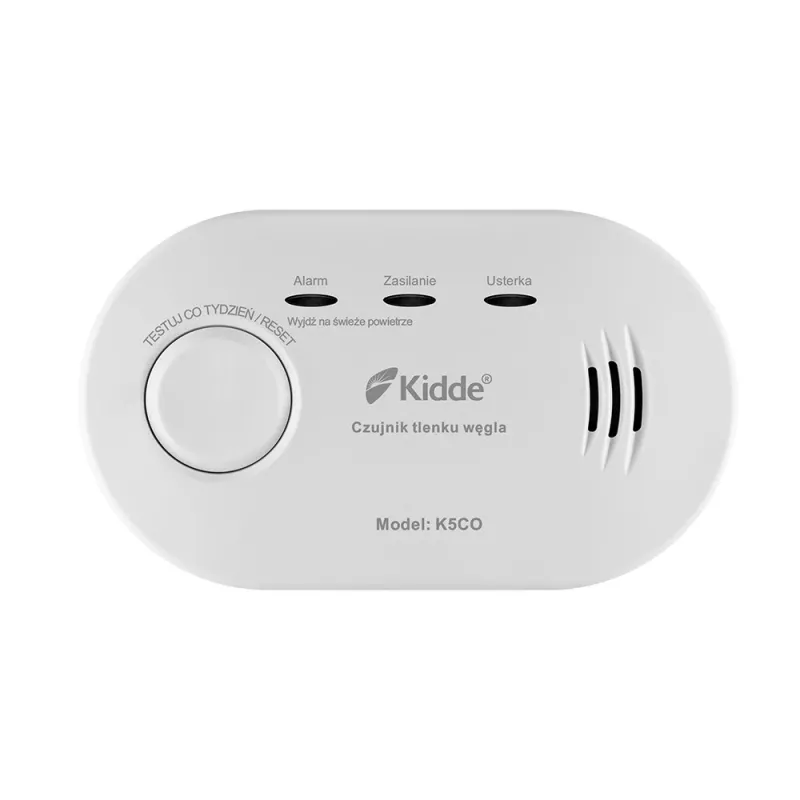 Detetor de monóxido de carbono Kidde K5CO branco