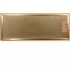 Filtro de gordura metálico Respekta MIZ 4138 — conjunto de substituição, 2 unid.