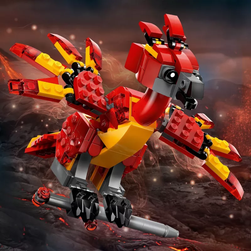 LEGO Fawkes construível – modelo Fénix de Dumbledore 76448, 299 peças, 160 mm de altura, idade 8+