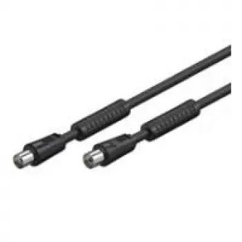 Cabo coaxial Wentronic 50729 preto