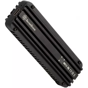 Caixa para SSD Silverstone MS12 preta M.2