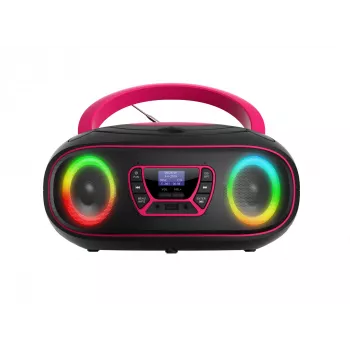 Leitor de CD pessoal Denver TDB-212P rosa 3,6W DAB+ FM