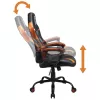 Cadeira gaming para PC Subsonic SA5573-D4 assento acolchoado preto laranja