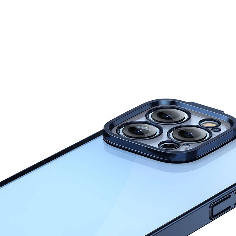 Capa de proteção Baseus para iPhone 14 Pro – azul transparente com brilho