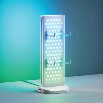 Nanoleaf Pegboard Desk Dock, Branco | 15 W | RGB