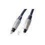 shiverpeaks BASIC-S Cabo Toslink, conector macho - conector macho, 0,5 m cabo de fibra ótica 6,0 mm, contactos dourados (BS69006-0.5)
