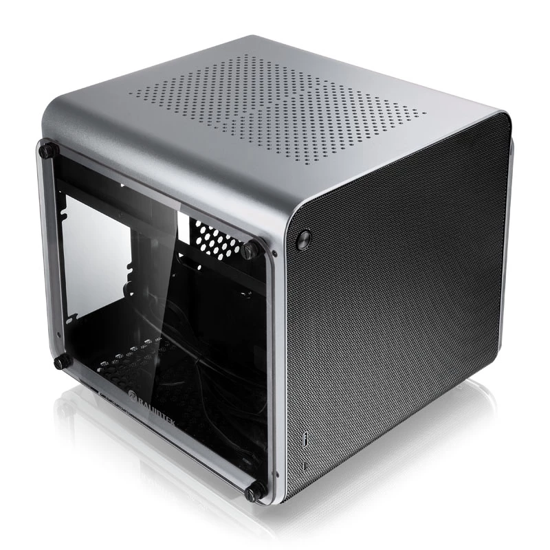 Caixa de computador Raijintek METIS EVO TG caixa Mini-ITX, prateado