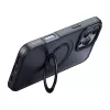 Capa protetora com MagSafe Mcdodo PC-4933 para iPhone 16 Pro Max com suporte integrado, preto