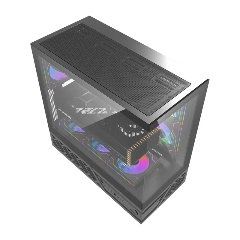 Caixa de computador DarkFlash DS950 (preta) – Midi-Tower compatível com ATX