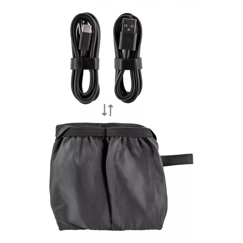 Massajador de pernas para drenagem linfática ActiveJet ACM-PLUS-A1 L – bateria 25 W, bateria integrada, 380×1020×60 mm, preto