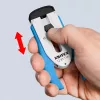 Ferramenta de descarnar 12 85 110 SB para fibra ótica, ferramenta de descarnar/descarne de revestimento (azul/branco)