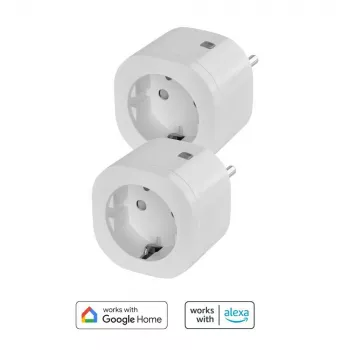 Conjunto de fichas inteligentes Omajin OBU-2SP-SK-01 pack de 2 WLAN com monitorização de energia