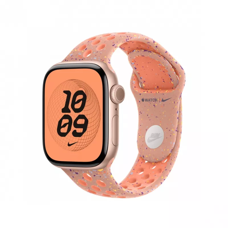 Bracelete Apple MGAQ4ZM/A rosa alumínio fluoroelastómero 130-180 mm