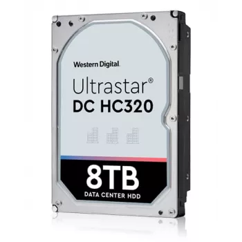 WD Ultrastar DC HC320 HUS728T8TALE6L4 - disco - 8TB - interno - 3.5 (8,9 cm) - SATA 6Gb/s - 7200 rpm - memória intermédia: 256MB (0B36404)