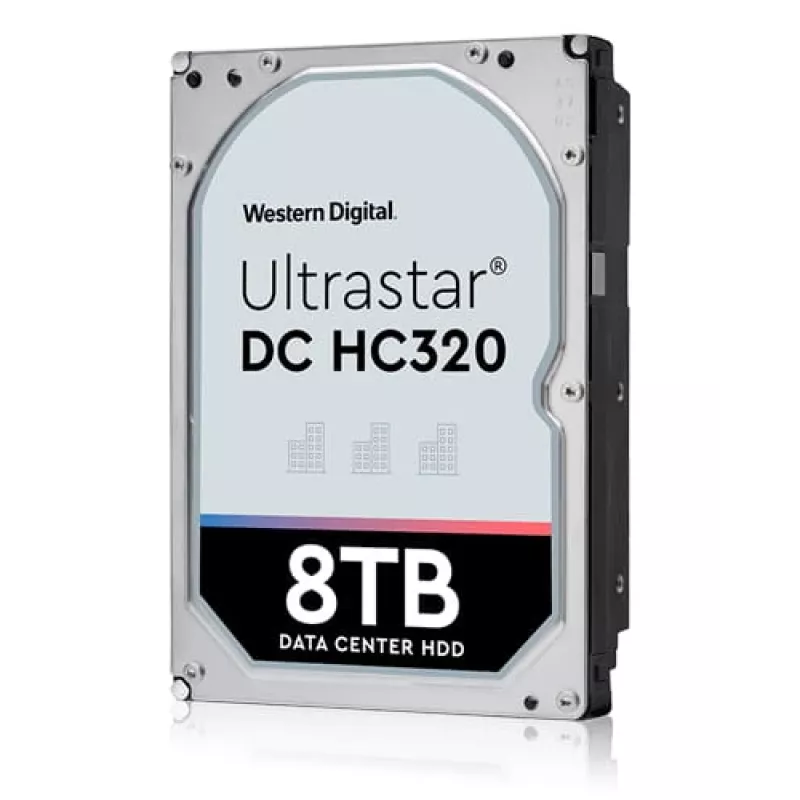 WD Ultrastar DC HC320 HUS728T8TALE6L4 - disco - 8TB - interno - 3.5 (8,9 cm) - SATA 6Gb/s - 7200 rpm - memória intermédia: 256MB (0B36404)