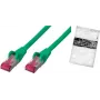 Cabo de rede ShiverPeaks BS75711-AG verde 1 m Cat6a S/FTP
