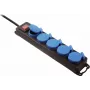 Extensão elétrica Bachmann 349.046 4,5 m 5 tomadas AC exterior preto azul