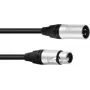 Cabo de coluna XLR PSSO 2x2,5 mm 10 m preto