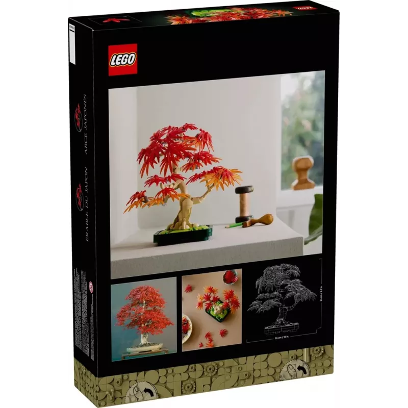 LEGO BOTANICALS 10348 Bonsai de Bordo Vermelho Japonês