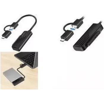 LogiLink AU0062 - Adaptador USB 5 Gb/s para SATA - Adaptador - Digital/Dados (AU0062)