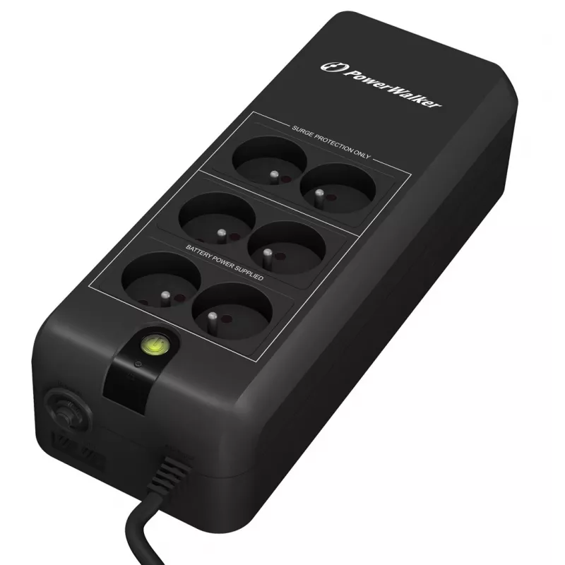 PowerWalker VFD 600 APFC FR standby (offline) 0,6 kVA 300 W 6 saídas AC