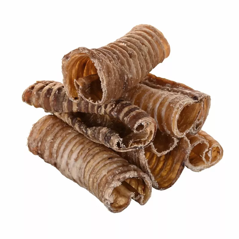 Snack para cães PETITTO traqueia de vaca 1 kg - osso mastigável de traqueia de vaca PETITTO