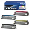 Cartucho de toner Brother TN-248VAL 4 unidades original preto, ciano, magenta, amarelo