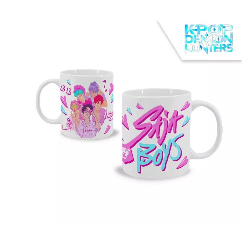 Caneca de cerâmica 325 ml K-POP Demon Hunters Saja Boys