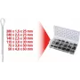 Conjunto de contrapinos ks tools 1000 unid. 970.0330 — Sortido com 1000 contrapinos