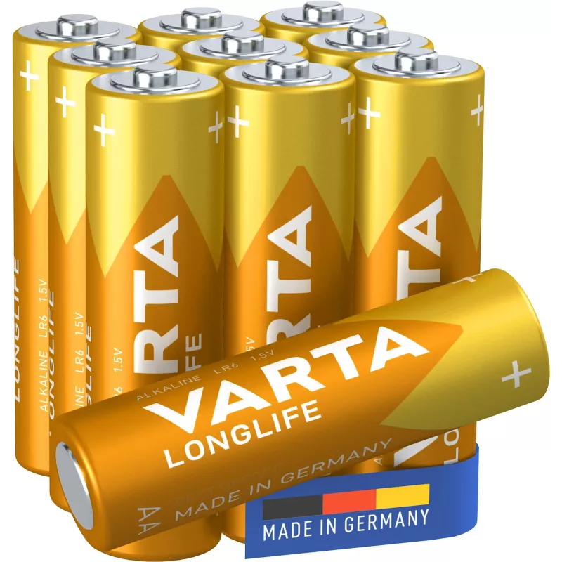 Pilha descartável Varta 4106101761 AA alcalina