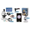 Microscópio Ascato 124582, ampliação 40x, iluminação LED, microscópio didático e de laboratório