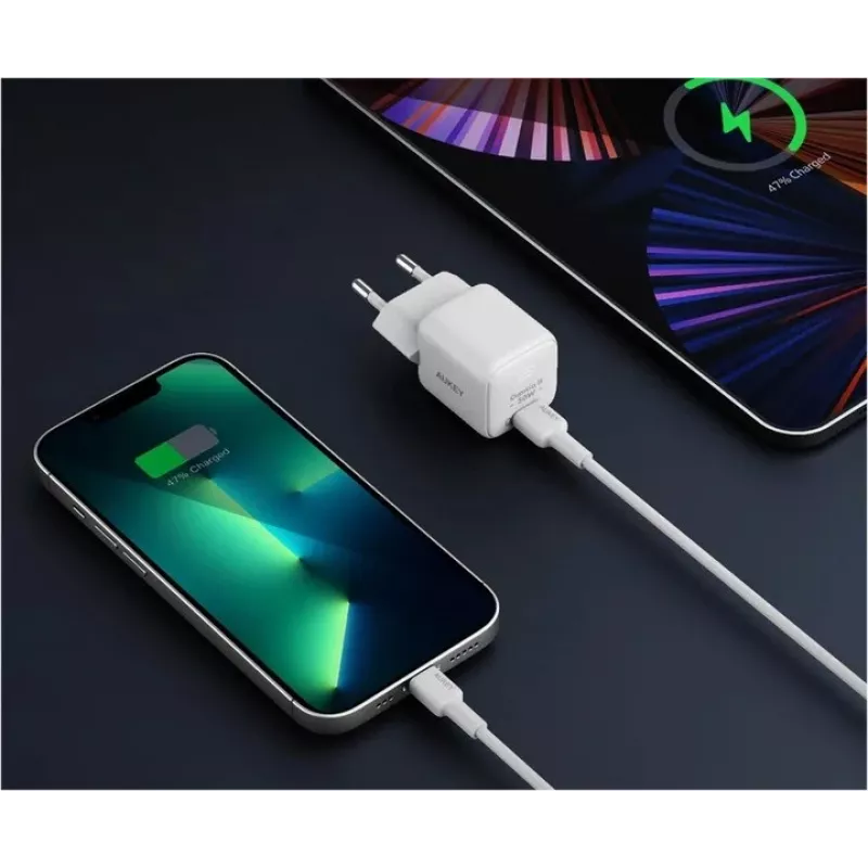 Carregador de parede PA-B1L branco Omnia II Mini 1xUSB-C PowerDelivery 30W 5A