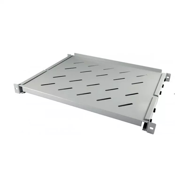 Prateleira de rack ALLNET ALL-S0002101, 19 polegadas (48,3 cm), 450 mm de largura, 550 mm de profundidade, prateado