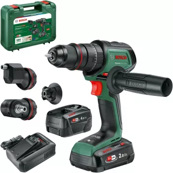 Berbequim de impacto sem fio AdvancedImpact 18V-80 QuickSnap (verde, 2x bateria de iões de lítio 2,0Ah + 4,0Ah, mala de transporte, POWER FOR ALL ALLIANCE)