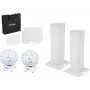 Conjunto de suporte de palco EUROLITE 20000652 100 cm com 2× LED B-40 White Effect