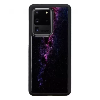 Capa de proteção iKins para Samsung Galaxy S20 Ultra – acabamento Milky Way preto