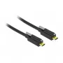 Cabo USB Type-C DeLOCK 84138 2 m Preto