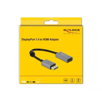 Adaptador ativo DisplayPort 1.4 para HDMI DeLOCK 66436