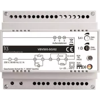 Unidade de alimentação e controlo VBVS05-SG/02 6TE - fonte de alimentação