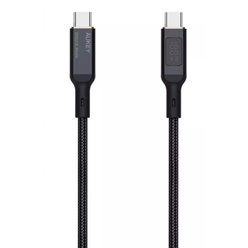 Cabo USB AUKEY CB-MCC102 1,8 m USB-C preto 480 Gbit/s