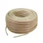 Cabo de instalação LogiLink, Cat. 6, U/UTP, 100 m, cinzento-claro 4 x 2 AWG 24/1, não blindado, cabo CCA (cobre-alumínio) (CPV0035)