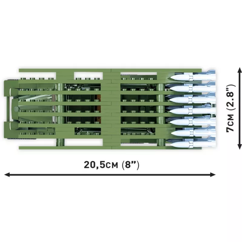 Blocos de construção COBI BM-13 Katjuscha ZIS-6 440 peças