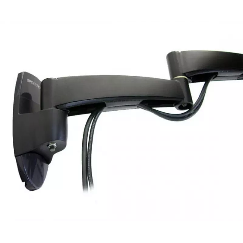 Braço de montagem em parede Ergotron 200 Series 2 extensões 61 cm preto