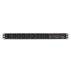 Logilink IP PDU Control Unit - Unidade de distribuição de energia (para montagem em rack) - corrente alternada 110-240 V - Ethernet - entrada IEC 60320 C20 - saída