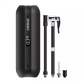 Bomba elétrica Cycplus AL1 – inflador portátil para bicicletas, trotinetes e equipamento desportivo